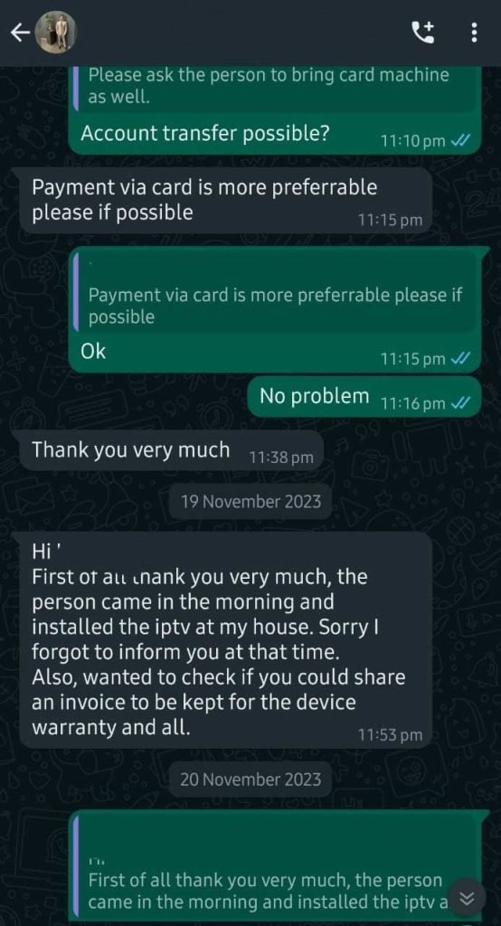 What Our Customers Are Saying about IPTV Qatar